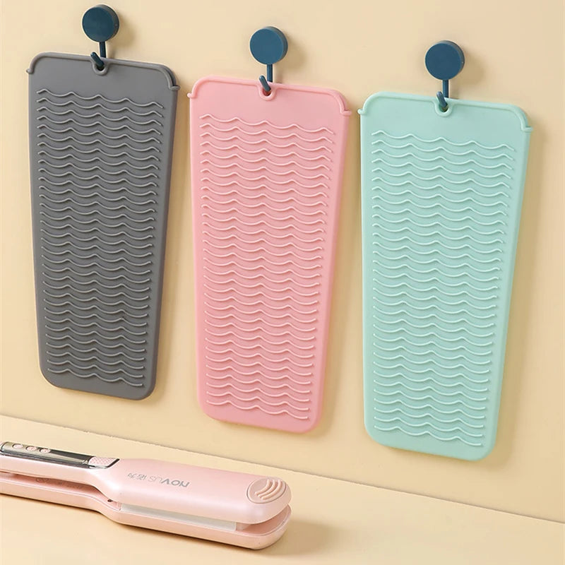 Silicone Heat-Resistant Hair Tool Pouch & Mat