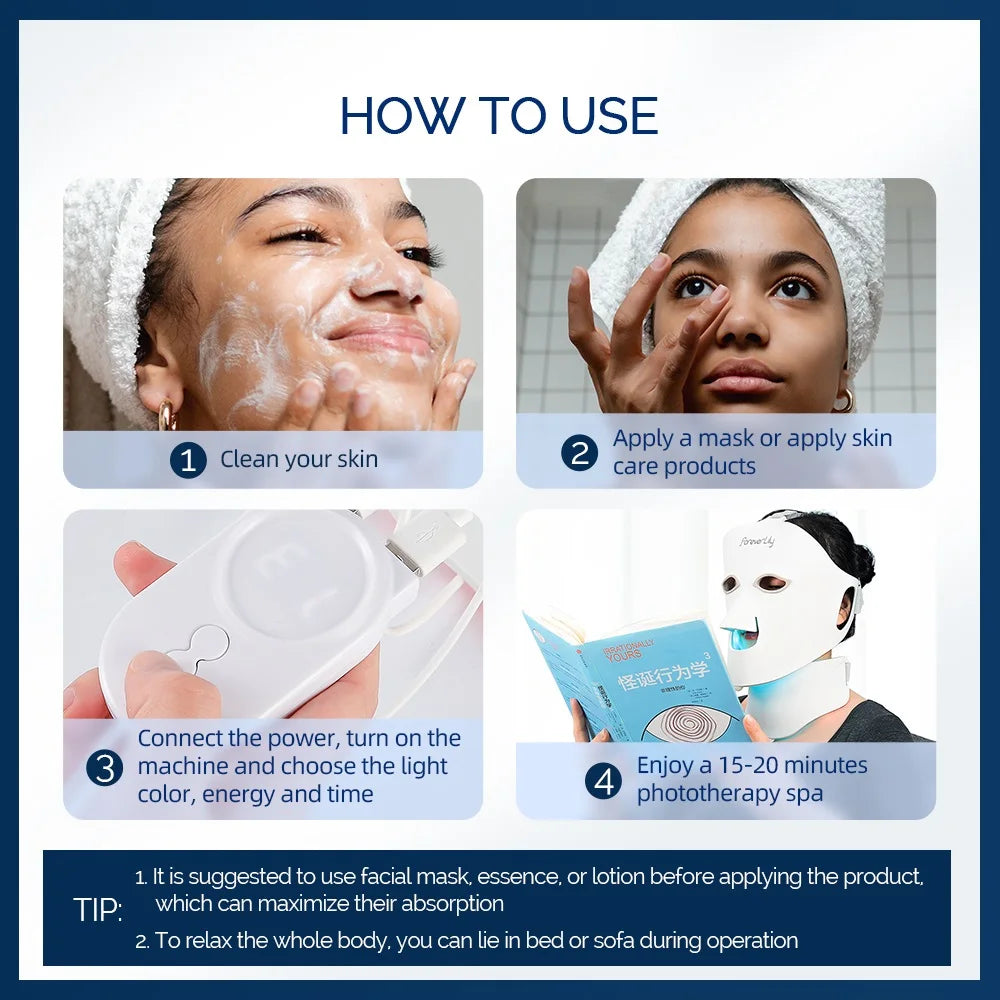 GlowLift Mask – EMS & Ultrasonic Care