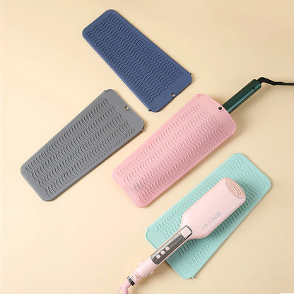 Silicone Heat-Resistant Hair Tool Pouch & Mat