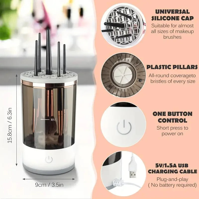 Whirl™ — Electric Makeup Brush Cleaner