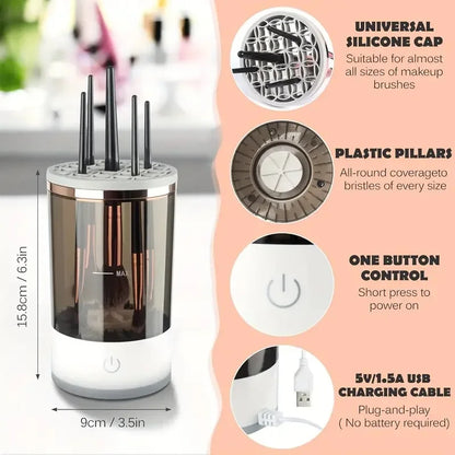 Portable Electric Makeup Brush Cleaner