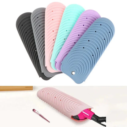 Silicone Heat-Resistant Hair Tool Pouch & Mat