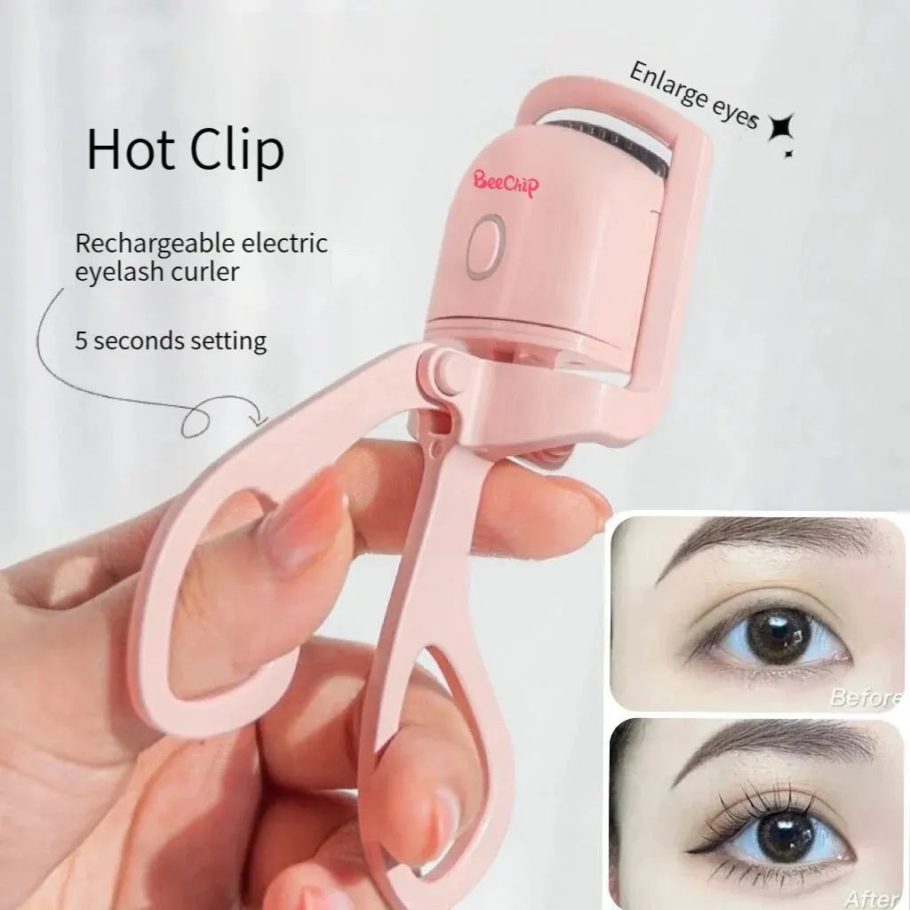 Lashlift heated eyelash curler device