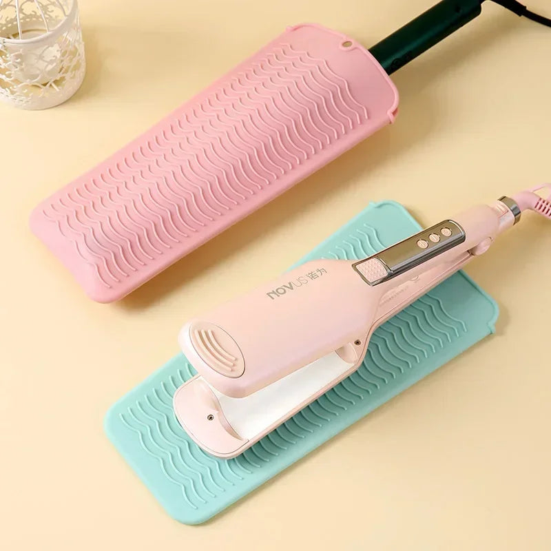 Silicone Heat-Resistant Hair Tool Pouch & Mat