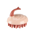 Lather silicone scalp massage shampoo brush