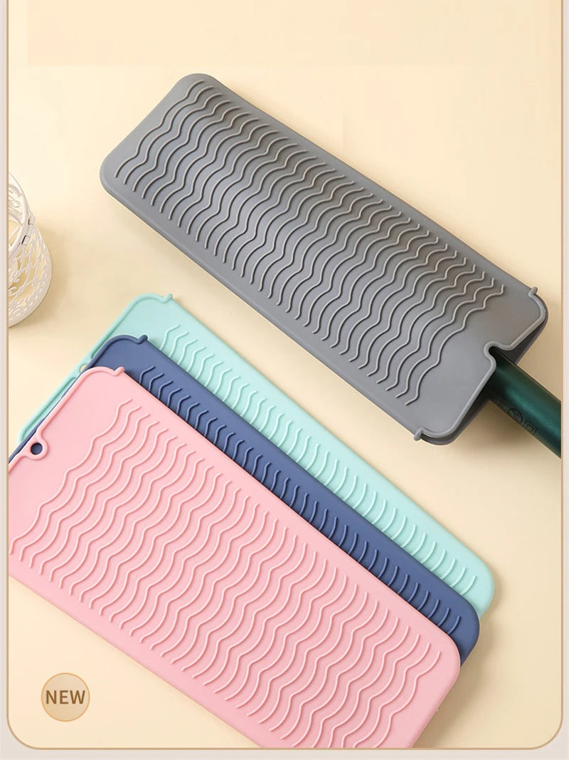 Silicone Heat-Resistant Hair Tool Pouch & Mat