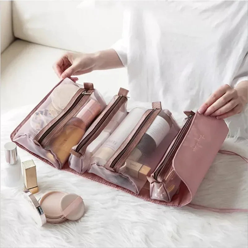 4-in-1 Portable Makeup Bag