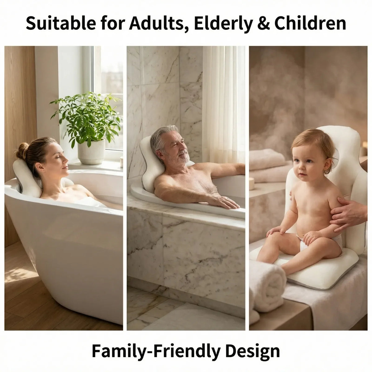 Float™ — Full-Body Bath Pillow