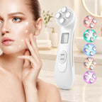Lift 5-in-1 RF & LED firming device in Pearl White with multi-colour LED heads