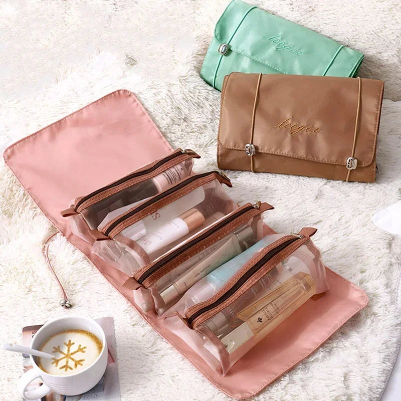 4-in-1 Portable Makeup Bag