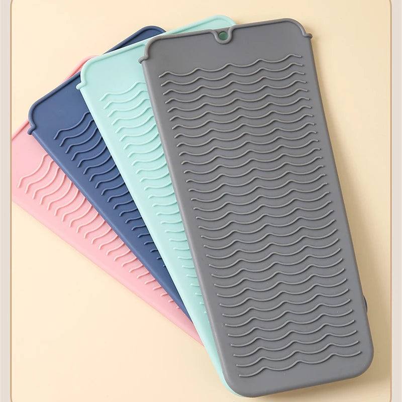 Silicone Heat-Resistant Hair Tool Pouch & Mat