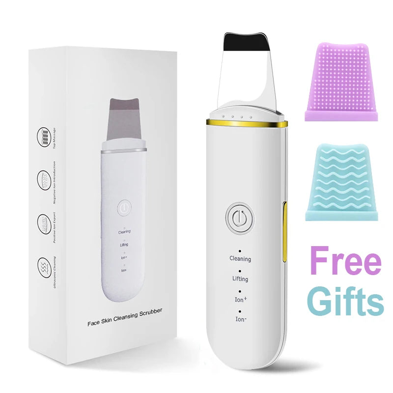 Polish ultrasonic skin scrubber