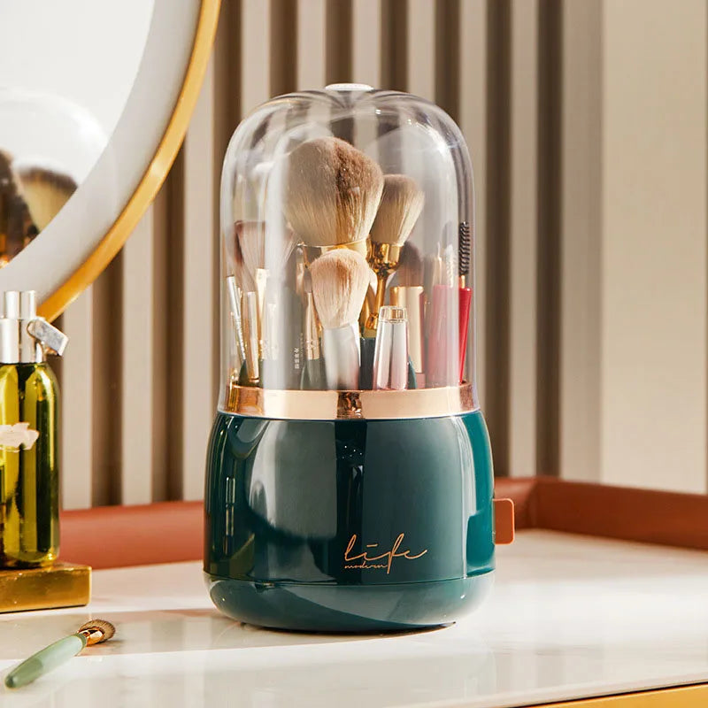 Twirl™ — 360° Rotating Makeup Brush Organizer