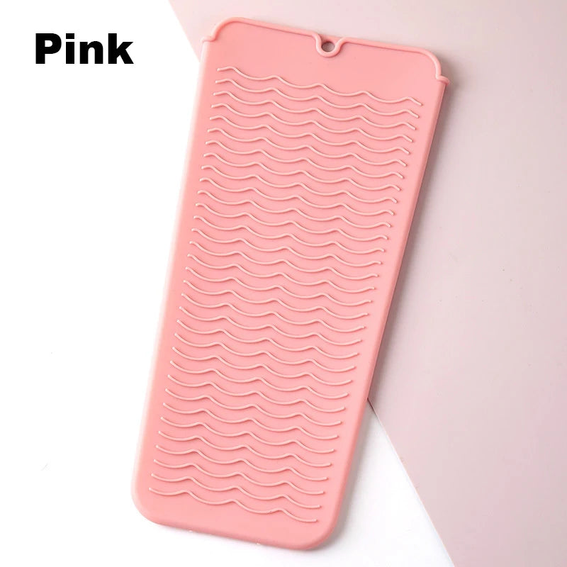 Silicone Heat-Resistant Hair Tool Pouch & Mat