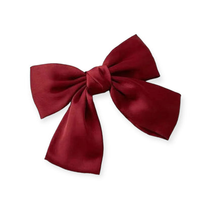 Satin Bow Hair Clip – Elegant & Chic