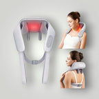 Cocoon heated neck and shoulder massage device