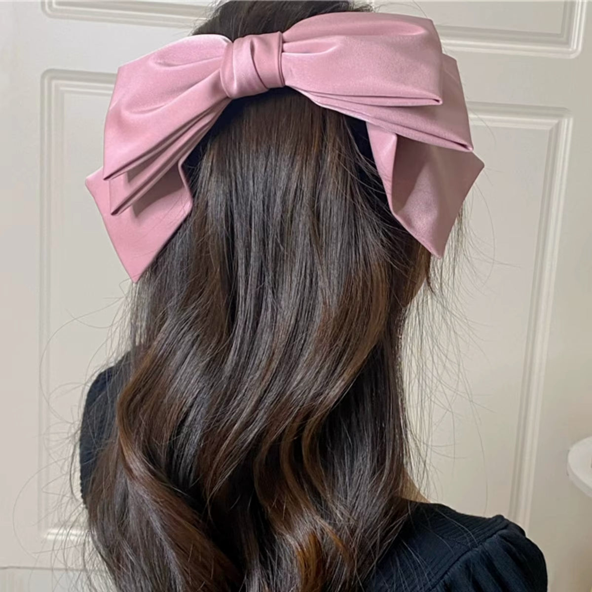 Bow Blush Pink worn