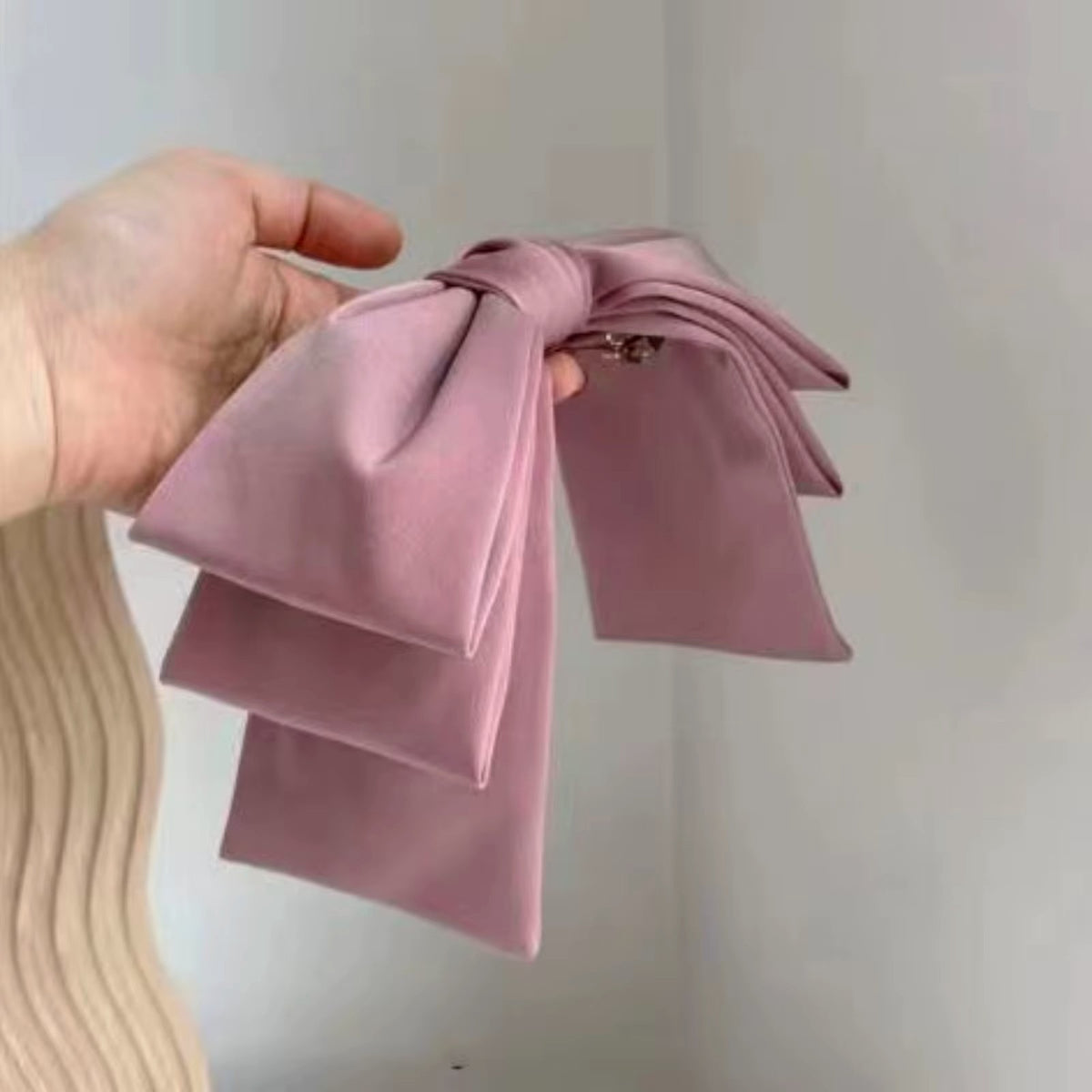 Bow Blush Pink