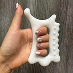 Contour ivory gua sha board