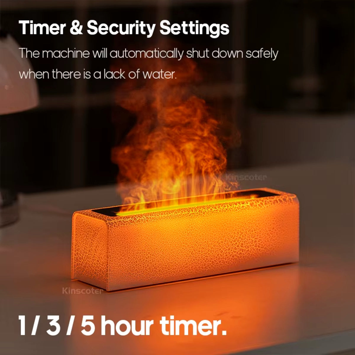 Ember timer and auto shut-off