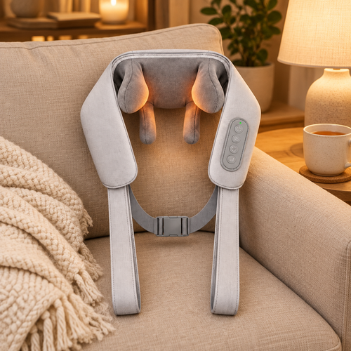 Cocoon massager on a sofa in the evening