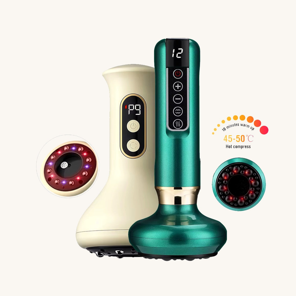 Revive smart cupping massager, 9 and 12 level models
