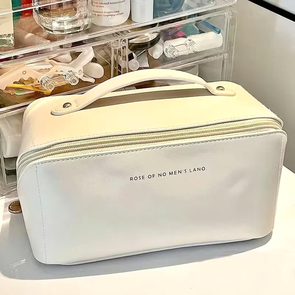 Vanity large capacity travel makeup bag